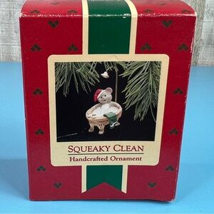 Hallmark Keepsake Ornament Squeaky Clean Handcrafted Ornament 1988